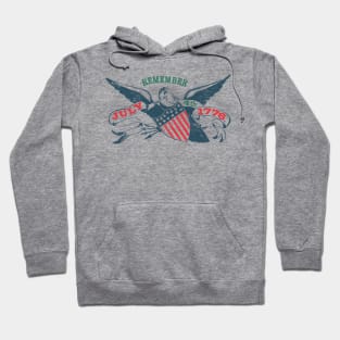 July 4th 1776 United States of America Hoodie